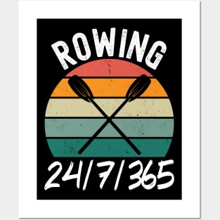 Rowing 24/7/365 Posters and Art